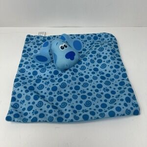 Blues Clues Lovey Puppy Dog Security Blanket Baby Plush Swirl Walmart 9"